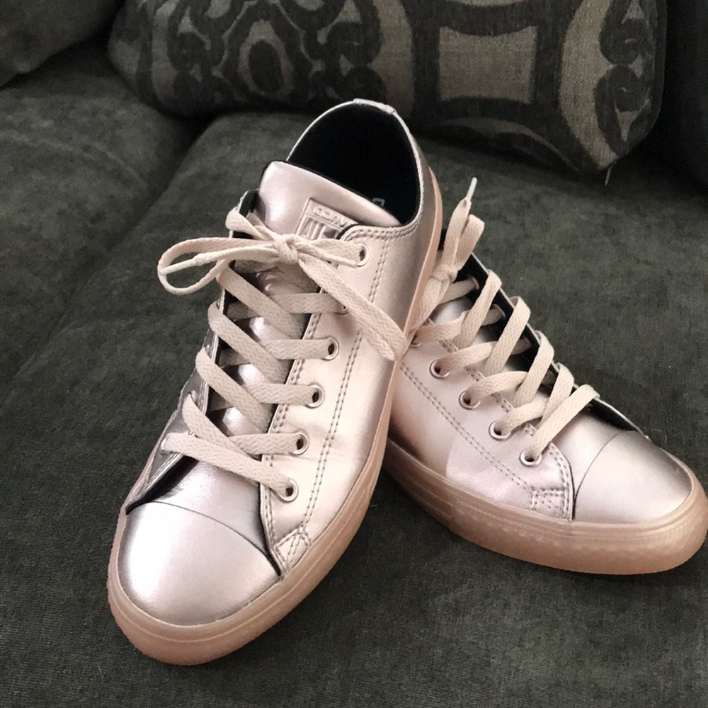 Converse Rose Gold Leather